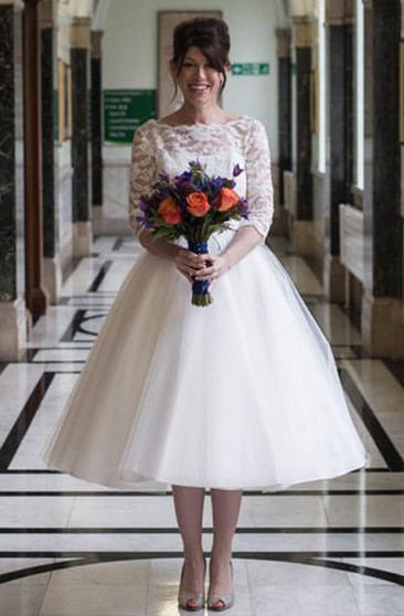 above knee dress to wedding