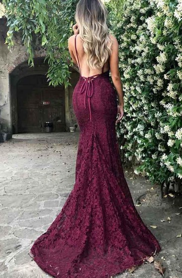 burgundy evening dresses for weddings