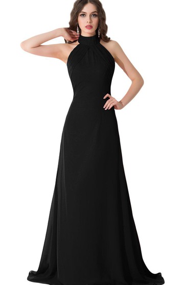 cheap black formal dress