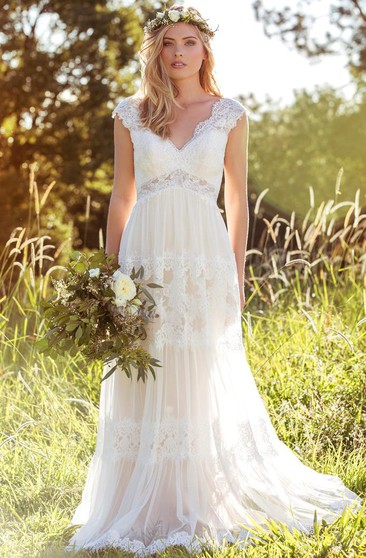 sundress style wedding dresses